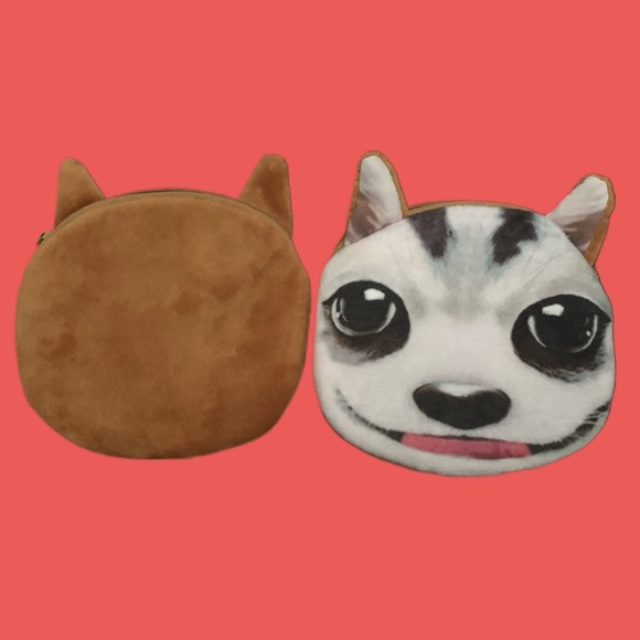 BIG EYED CAT COIN PURSE - Picture 2 of 6